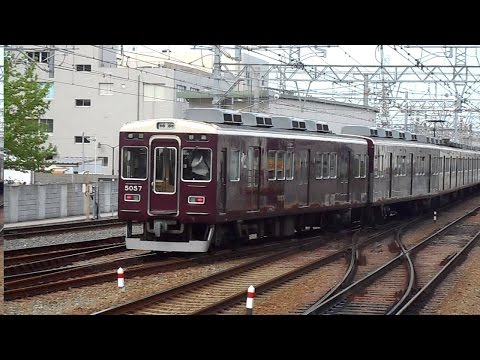 2016.04.25 阪急 5000系 5006F 普通 梅田 行き 発車 西宮北口駅 阪急電鉄 阪急電車