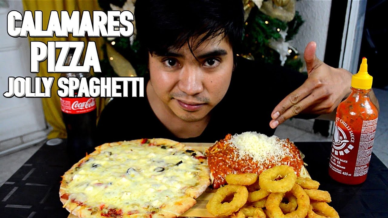 CALAMARES | PIZZA | JOLLY SPAGHETTI STYLE | COLLAB with @eatsLENY