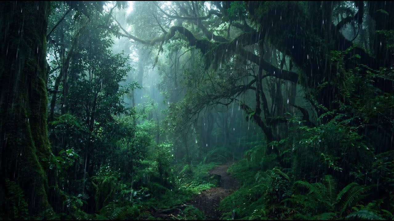 Forest Rain Sounds for Deep Sleep | Calm Nature Night - YouTube