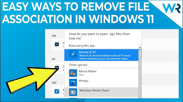How to remove file association in Windows 11
