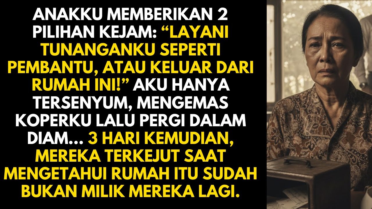 “Kau Tak Diperlukan Lagi, Bu!” — Ucap Anakku. Tiga Hari Kemudian, Mereka Kehilangan Segalanya!