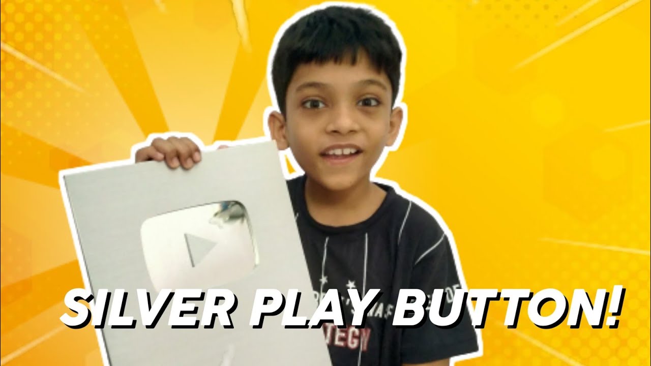 Silver Play Button Unboxing Video