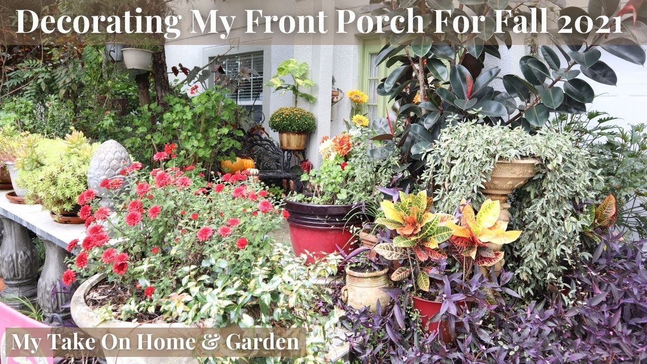 Decorating My Front Porch For Fall 2021!! YouTube