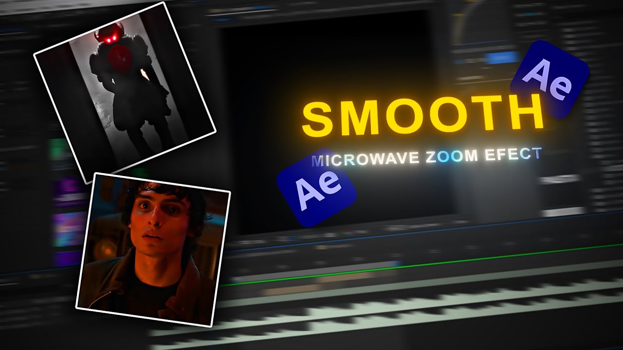 Smooth Microwave Zoom Effect🔥💪🏻| After Effects Tutorial | after effects microwave zoom