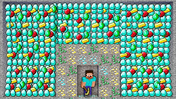 💰 Minecraft NOOB vs PRO: HOW NOOB FOUND SECRET TREASURE IN DIAMOND MINE / Animation