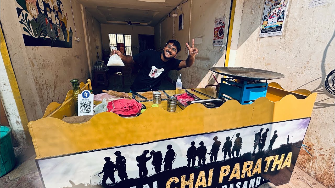 FINALLY MERE BHAI KAA PARATHA CART OPEN❤️