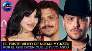 Se ve que no la aguanta: el triste video de Nodal y Cazzu por el que dicen que le tuvo asco #nodal