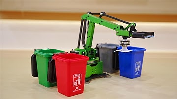 Top View-- AI camera module on MaxArm for different vision views