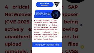 Critical Sap Zero-Day Exploited In The Wild Cve-2025-31324