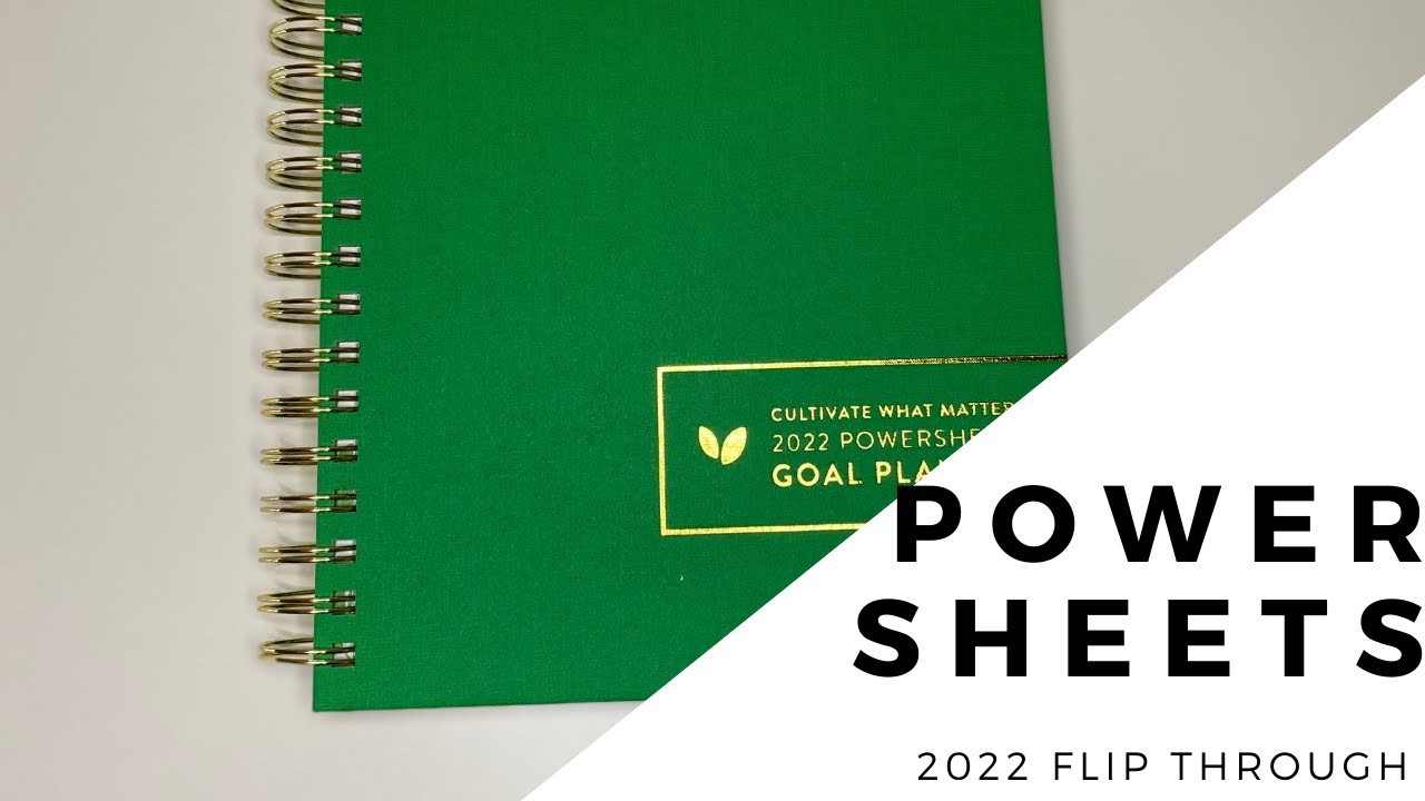 2022 Powersheets Walk Through & Tips | Business Goal Planning