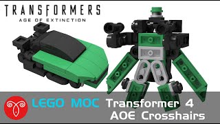 Lego MOC Transformer 4 AOE Crosshairs Instruction Mini Mecha