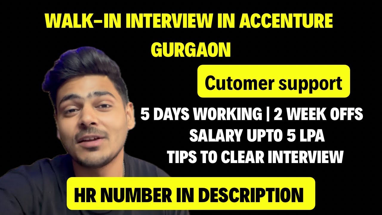 Accenture Walk-in interview 2025 | Accenture hiring fresher and ...