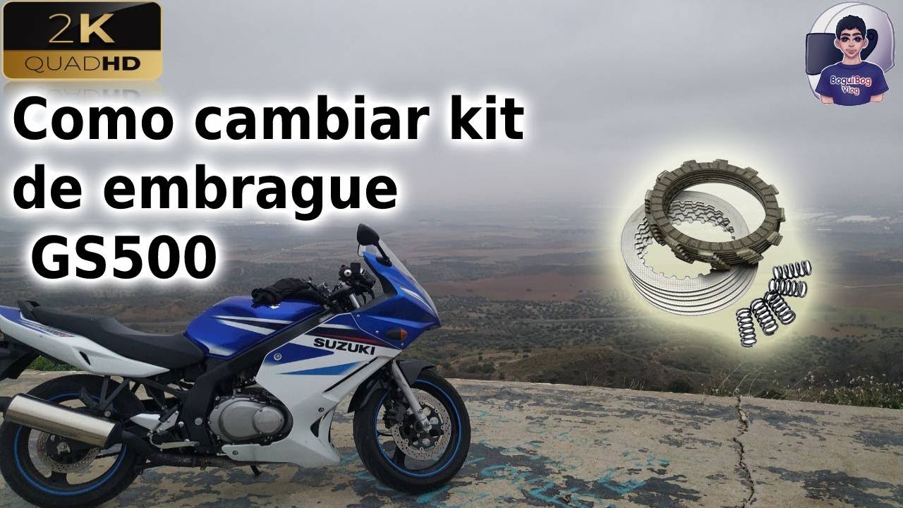 Suzuki GS500F Como cambiar kit de embrague GS500 Clutch kit