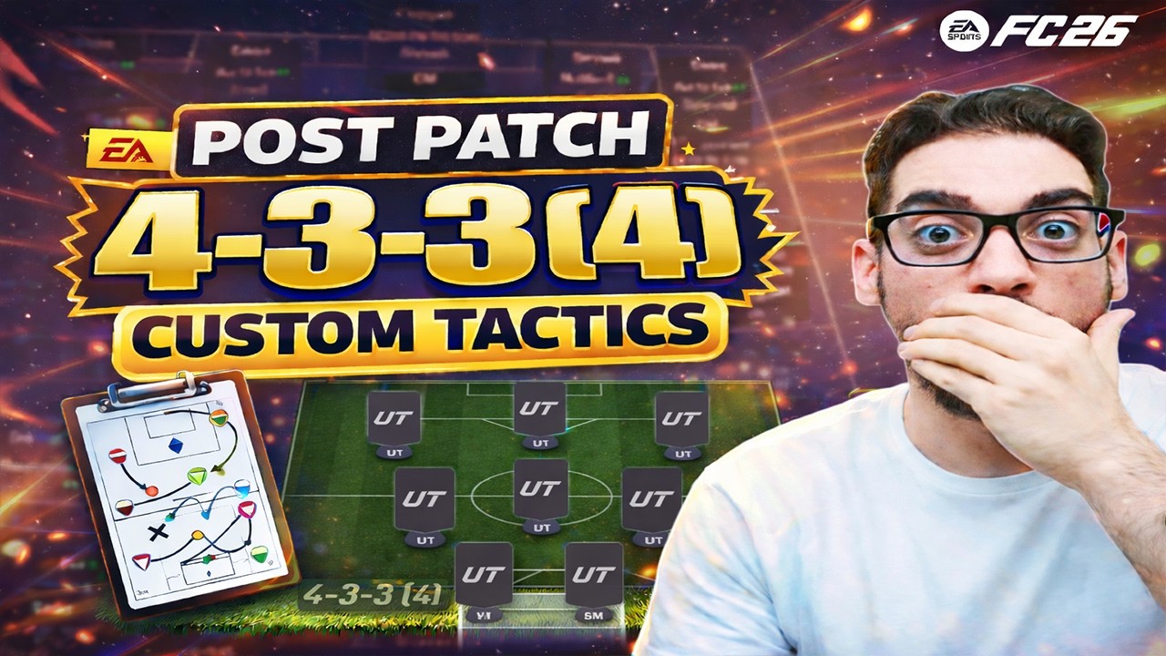 *POST PATCH* BEST META 433(4) FORMATION AND CUSTOM TACTICS | FC 26 ULTIMATE TEAM