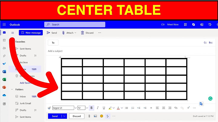 How to send editable table in Outlook