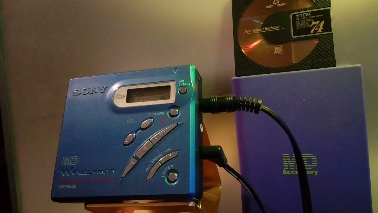 SONY MD WALKMAN RECORDING MZ R500 YouTube
