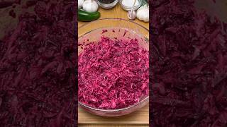 Салат из свеклы, который съедается первым со стола! #cooking #food #recipe #shorts