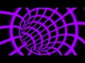 Fly through Retro Rainbow Neon Tunnel Grid Glowing Colorful Light 4K 60fps Wallpaper Background