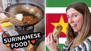 SURINAMESE FOOD IN THE NETHERLANDS (americans try dutch food)