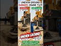 GROUND CONDITIONS #lifting #cranesafety #construction #facts #rigging #safetytips #automobile