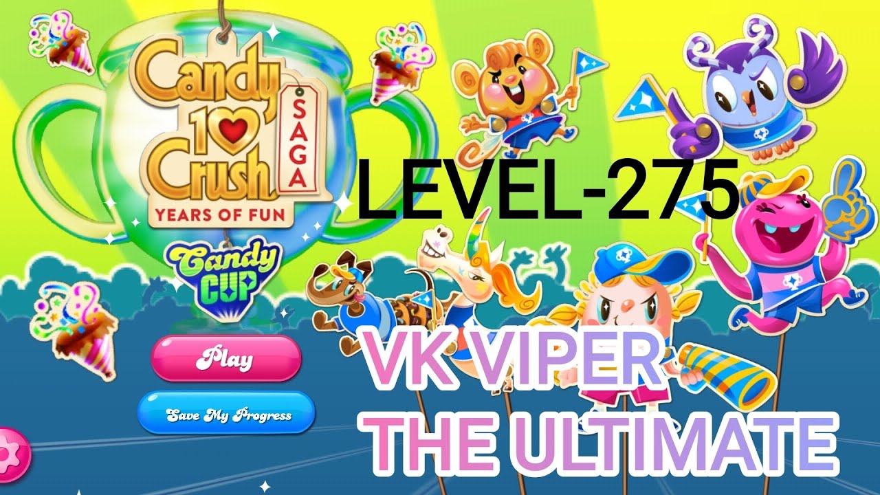 🍬🍬 Candy Crush Saga LEVEL-275 🍬🍬 - YouTube