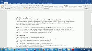 What Is Nano Server and NANO Server Features