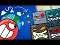 We INVADED Red Ball 4 and Fought Red Ball | PARTS 1-3 (Animation)