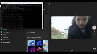 Flying Quad-copter, downloading IMU data over bluetooth.