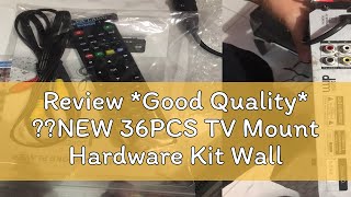Review *Good Quality* ??NEW 36PCS TV Mount Hardware Kit Wall Mount Screw Washer Spacer M4 M5 M6 M8