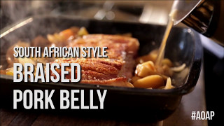 How to Make South African Style Braised Pork Belly: AFRICA ON A PLATE | The Africa Channel screenshot 4
