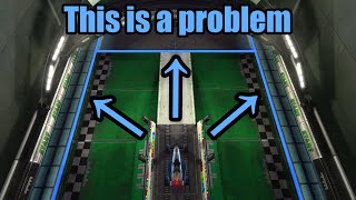 Can you beat Trackmania without touching the BLUE color?