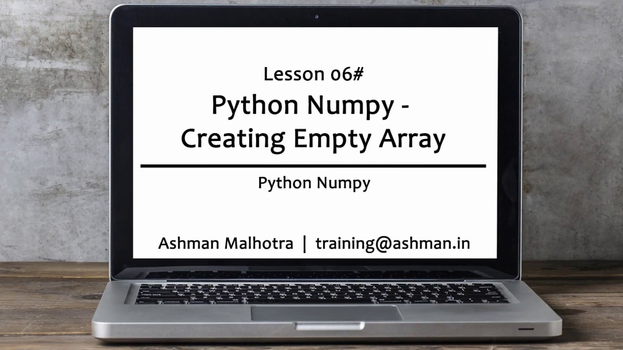 Python Define Empty Matrix