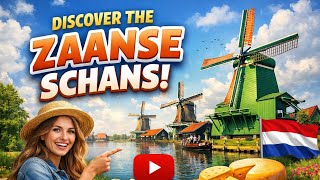 🇳🇱 Zaanse Schans Walking Tour 🇳🇱 | Windmills, Dutch Village & Open-Air Museum @TravelwithHugoF