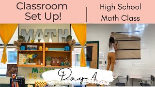 Classroom Set Up Day 4 | High School Math | 2021  2022