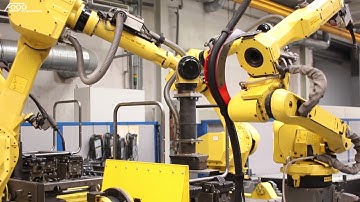 Fogo Robotics - zrobotyzowane stanowisko kombinowane do zaginania i spawania ramek