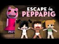 ESCAPE IN PIGGY TEMPLE - MONSTER AND GHOST BECAME BABY -  MINECRAFT MONSTER SCHOOL CHALLENGE