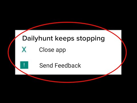 How To Fix Dailyhunt Keeps Stopping Error Android & Ios - Dailyhunt App Not Open Problem Solved