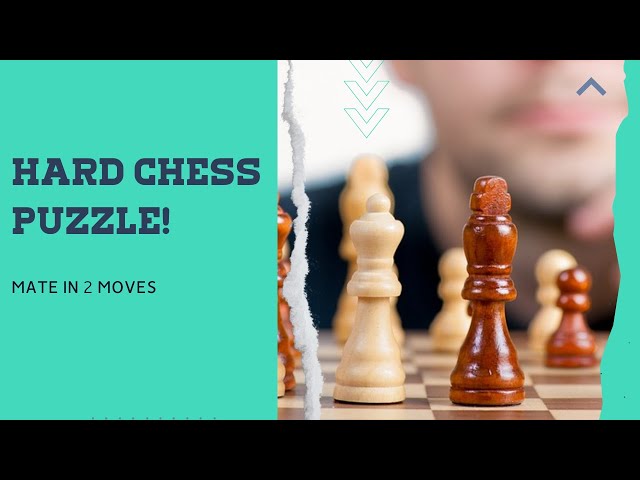 Chess Puzzle mate in 2 moves