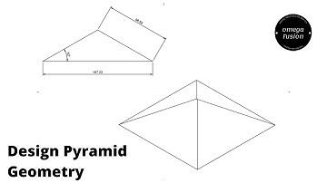 Design Pyramid style geometry using Autodesk Fusion 360