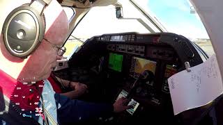 BeechJet 400E, taxi/takeoff/departure KGSO