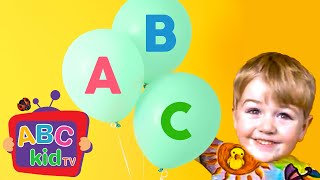 ABC Alphabet Balloon Song! 🎈 | ABC Kid TV | Nursery Rhymes & Kids Songs