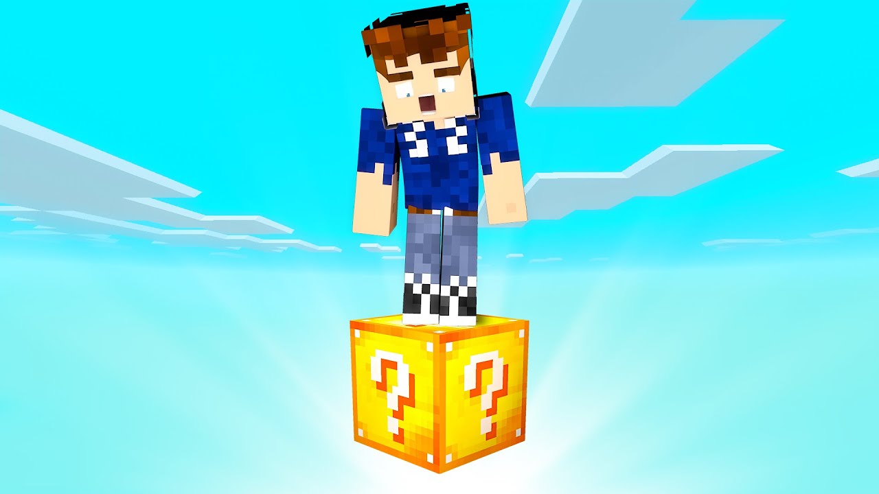 LUCKY BLOCKS In Minecraft ONEBLOCK!