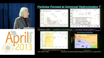 Creating the Primordial Quark-Gluon Plasma at the LHC - John W. Harris
