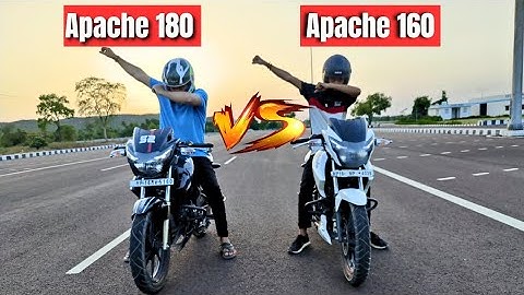 Drag Race  🏁 - TVS Apache rtr 160 vs Apache 180 - 2023 Bs4 v/s Bs6