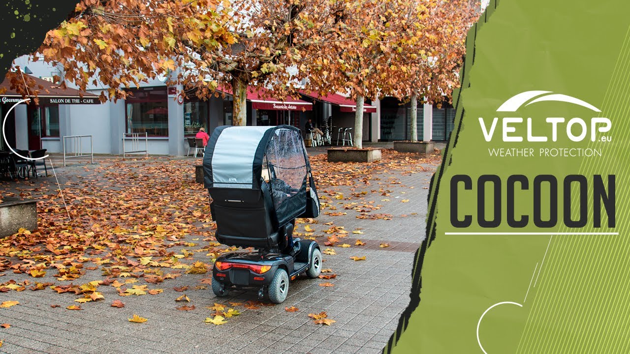 Protection de pluie Veltop Cocoon pour scooter électrique senior - Sofamed
