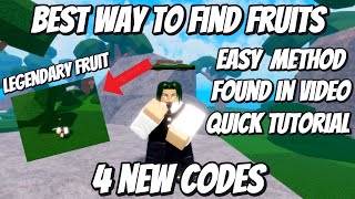 BEST WAY TO FIND FRUITS IN LEGACY PIECE | 4 NEW CODES