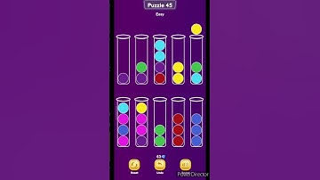 Ball Sort Puzzle 45 #shorts #ballsort #ballsortgame