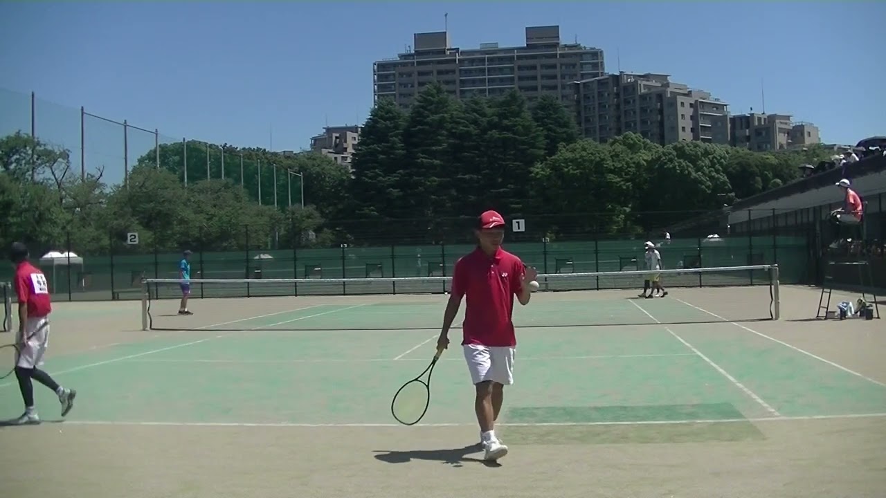 都大会2025　個人戦　決勝戦　　　中村・岩田　対　赤金・宇田川(清明学園)