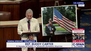 Rep. Carter Recognizes Stan Cotrell’s Run Across GA