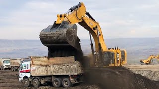 Caterpillar 6015B Excavator Loading Mercedes And MAN Trucks - Sotiriadis Mining